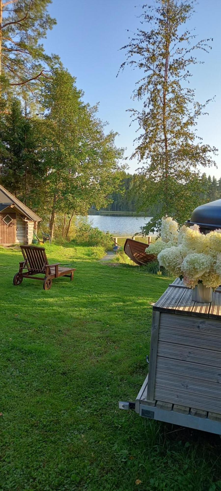 Private Lakeside Holiday Property In Nature Kankaanpää Exterior foto